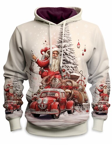 Sweat à Capuche K-Pop Noël Pour Fille - Imprimé Hunters, Manches Longues, Coton/polyester