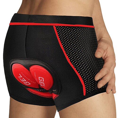 Cuissard De Cyclisme Rembourré Homme/Femme - Short VTT Avec Insert Gel - Respirant, Anti-Frottement - Pour Vélo Route & MTB