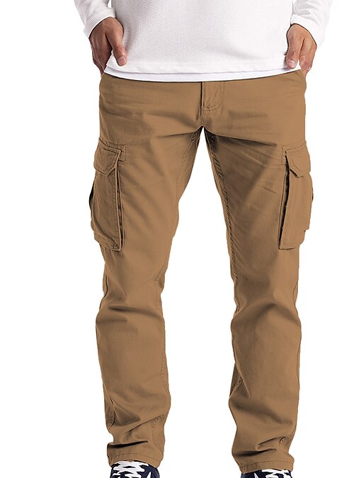 Long Cargo Pants for Men Cargo Trousers Work Wear Combat Safety