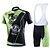 cheap Cycling Jersey &amp; Shorts / Pants Sets-cheji® Men&#039;s Short Sleeve Cycling Jersey with Shorts Mountain Bike MTB Road Bike Cycling Forest Green Green Grey Graphic Design Bike Sports Graphic Solid Colored Patterned Clothing Apparel