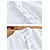 cheap Men&#039;s Linen Shirts-Men&#039;s Linen Shirt Summer Shirt Beach Shirt Black White Light Green Short Sleeve Solid Color Stand Collar Spring, Fall, Winter, Summer Outdoor Casual Clothing Apparel Button-Down