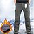 cheap Hiking Trousers &amp; Shorts-Men&#039;s Work Pants Tactical Cargo Pants Fleece Lined Pants Winter Outdoor Thermal Warm Ripstop Windproof Breathable Pants / Trousers Bottoms Green Black Hunting Ski / Snowboard Fishing M L XL XXL XXXL