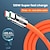 cheap Men&#039;s best accessories-3.3ft 120W 3-In-1 Multi Fast Charging Nylon Braided Cable USB Charger Cord With 3 Different Ports (USB C/Micro/Lightning)