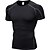 cheap Running Tops-Arsuxeo Men&#039;s 3 Pack Base Layer Compression Shirt Short Sleeve Running Shirt Top Athletic Spandex Breathable Quick Dry Sweat Wicking High Elasticity Running Jogging Training Sportswear Activewear