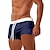 cheap Men&#039;s Swimwear &amp; Beach Shorts-Mens Swim Trunk Quick Dry Light Weight Short Pants Drawstring Board Shorts Black2-M