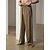 cheap Linen Pants-40% Linen Men&#039;s Linen Pants Trousers Baggy Beach Pants Elastic Drawstring Design Front Pocket Solid Color Comfort Soft Yoga Daily Fashion Streetwear White Black