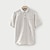 cheap Designer Collection-100% Linen Front Pocket Men&#039;s Shirt Linen Shirt Black White Dark Blue Short Sleeve Plain Lapel Summer Outdoor Daily Clothing Apparel