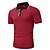 cheap Classic Polo-Men&#039;s Polo Shirt Button Up Polos Casual Sports Lapel Short Sleeve Fashion Basic Color Block Patchwork Summer Regular Fit Black Red Sky Blue Brown Polo Shirt