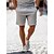 cheap Casual Shorts-Men&#039;s Sweat Shorts Workout Shorts Casual Shorts Pocket Drawstring Elastic Waist Plain Comfort Breathable Knee Length Casual Daily Holiday Sports Fashion Black Light Grey Micro-elastic