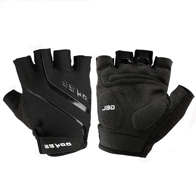  Winter Gloves Bike Gloves / Cycling Gloves Mountain Bike Gloves Mountain Bike MTB Road Bike Cycling Anti-Slip Padded Breathable Wearproof Fingerless Gloves Half Finger Sports Gloves Leather Mesh