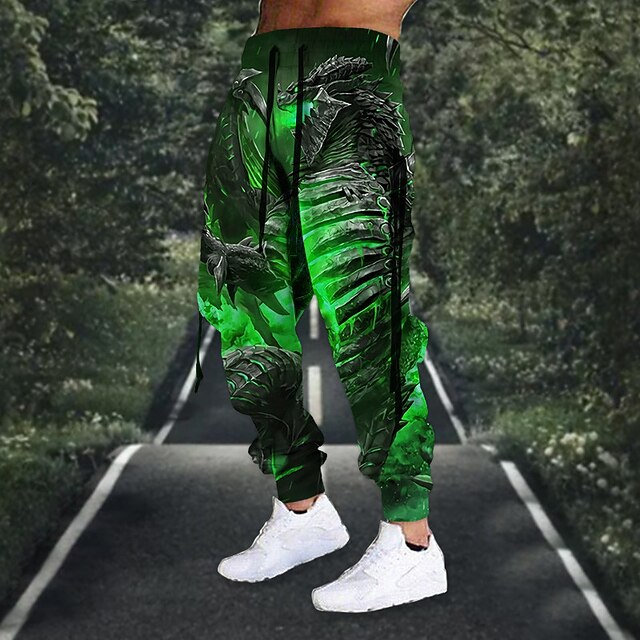 Pantalon Jogger Impression 3D Ciel Étoilé - Unisexe, Tissu Polyester Doux, Taille Élastique Avec Cordon, Décontracté Sport Lounge - 12