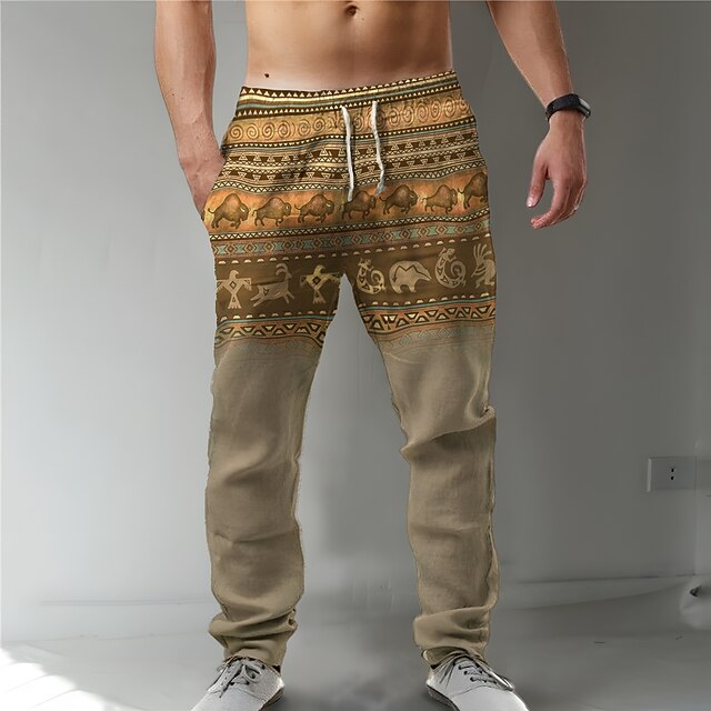 LAOSU Short Homme Hawaii Imprimé - Pantacourt Décontracté Plage Vacances Été