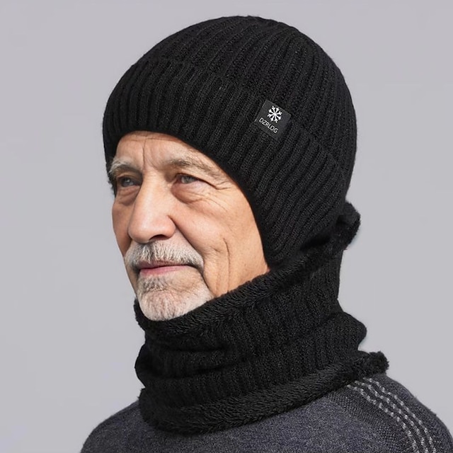 Herren Beanie Mütze Mütze mit Ohrenklappen Ohren Beanie Mütze ...