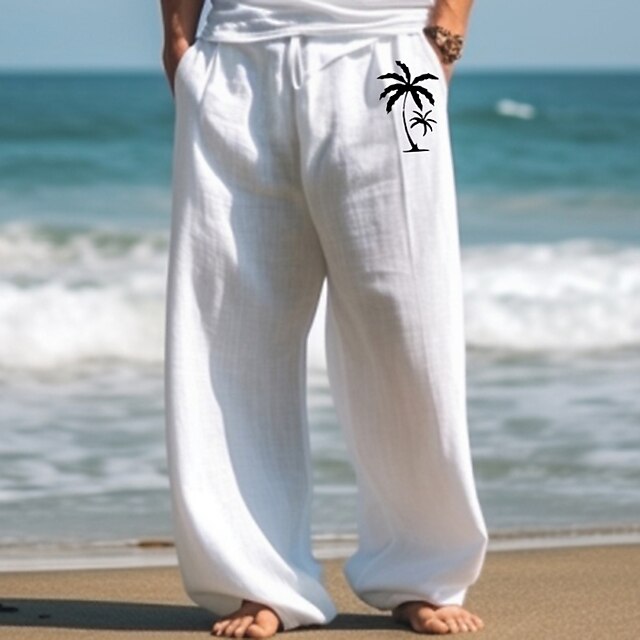 Générique Homme Pantalon Coton Lin Ete Pantalon Decontracte avec Poches Cordon Pantalon Ample de Plage Léger Respirant S-3XL (Noir, L Générique Homme Pantalon Coton Lin Ete Pantalon Decontracte avec Poches Cordon Pantalon Ample de Plage Léger Respirant S-3XL (Noir, L