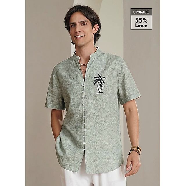 Chemise Columbia Homme Vert Moyen, Manches Courtes, Taille M – Très Bon état
