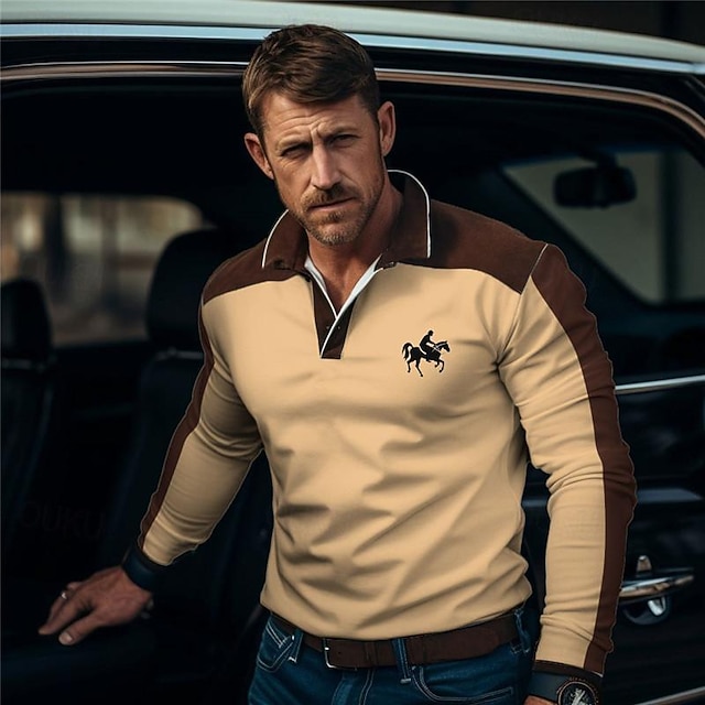 Produktbild von Boseucn Weihnachtshemd Herren Langarm, Weihnachten Hemd Herren Langarm Regular Fit Shirt Weihnachts Muster Hemden Festlich Weihnachtshemd Revers Button Down Freizeithemd Lustige Funky Herrenhemd