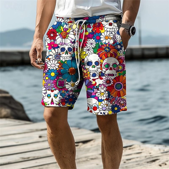 Maillot De Bain Bande Élastique À Imprimé Pour Homme