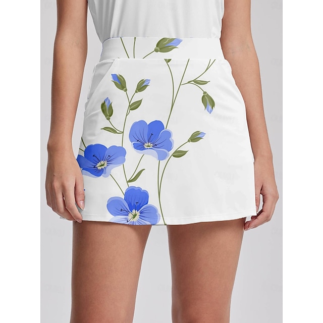 Jupe Sport Plissée SEAUR Avec Short Intégré - Tennis, Golf, Yoga - Matière Stretch Confort - Taille Haute