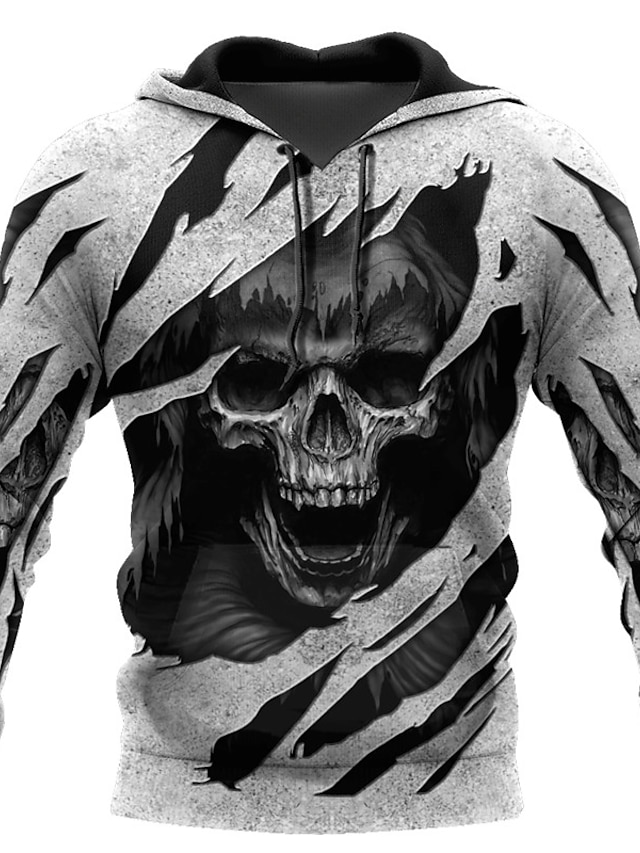 Skull Vlone Shirt Autumn Printing Pullover Long Sleeve Sweater Men