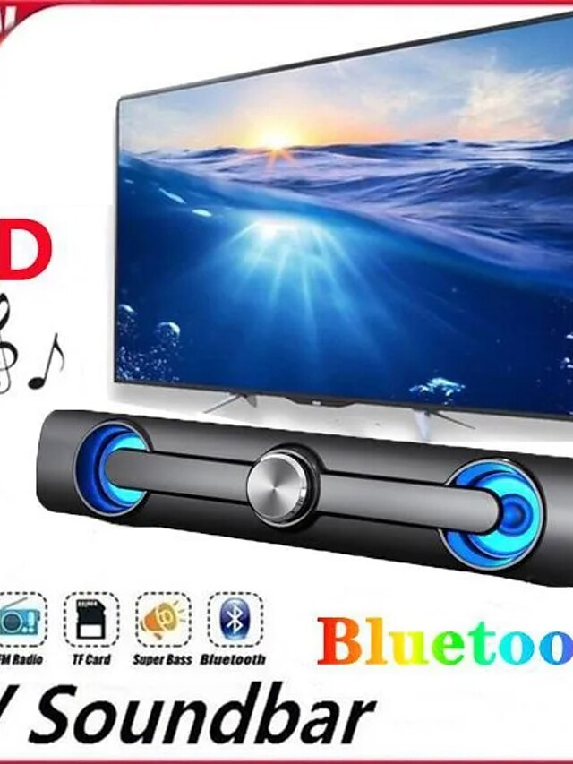 Kabellose BluetoothSoundbar, HiFiStereolautsprecher, verbesserte