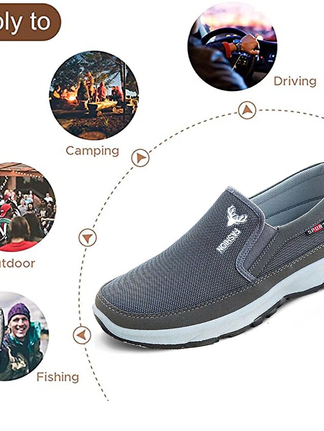 Men's Loafers & Slip-Ons Comfort Shoes Cloth Loafers Casual Outdoor ...