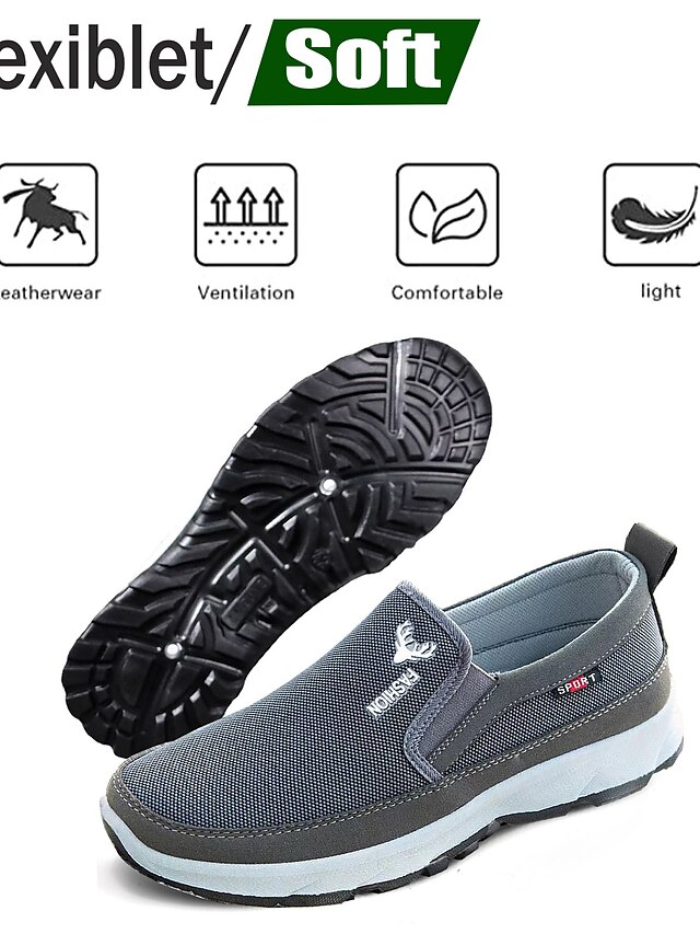 Men's Loafers & Slip-Ons Comfort Shoes Cloth Loafers Casual Outdoor ...