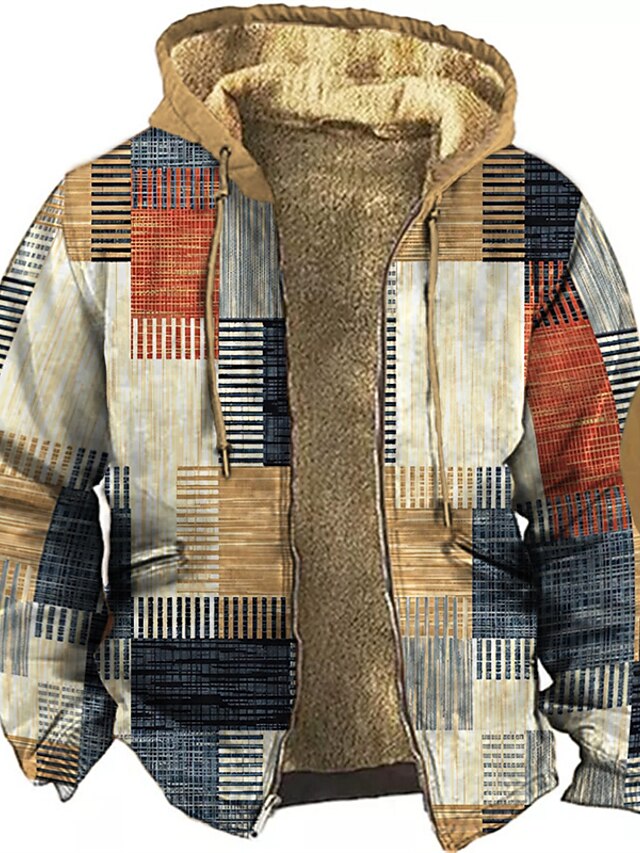 Maglia Vintage Americana Animali 3D Felpa Con Cappuccio Uomo Grafica Leone 3D - Maglia Morbida Marrone Streetwear Leggera Felpa Morbida Poliestere
