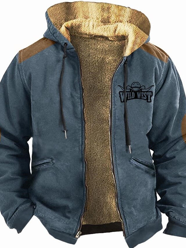 Veste Polaire Hiver Homme Double Couleur - Sweat à Capuche Avec Poches, Grande Taille, Doublé, Polyester