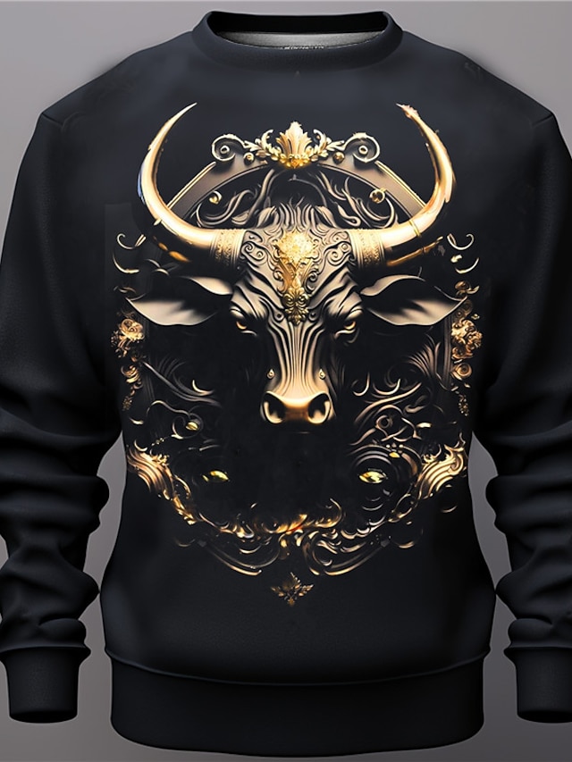 Sweat à Capuche 3D Pour Enfants - Motif Cheval - Animal - Garçon