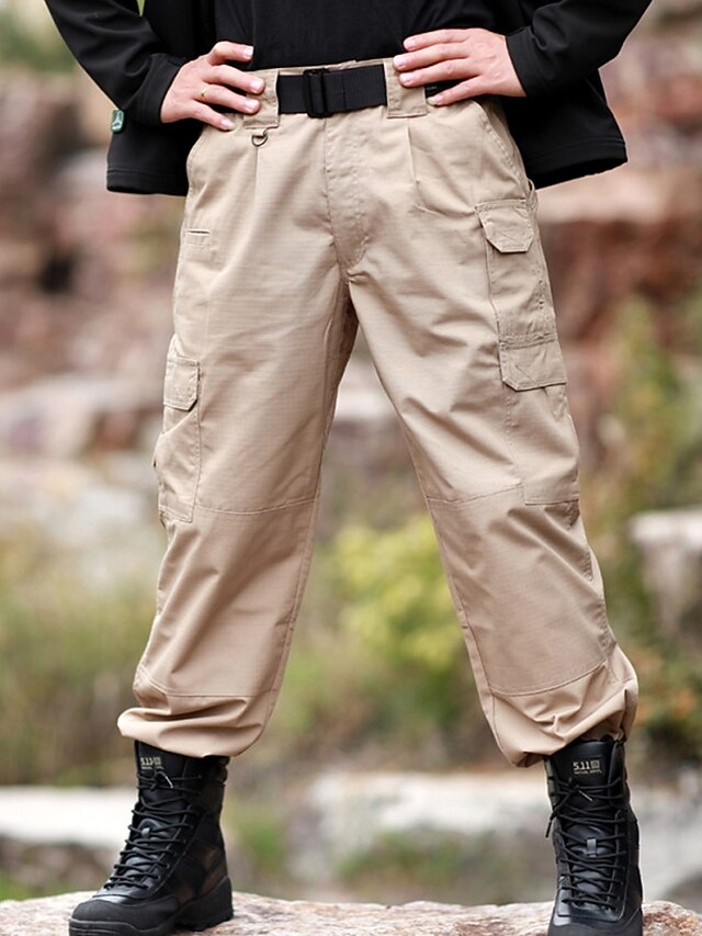 Men's Cargo Pants Cargo Trousers Tactical Pants Elastic Waist Multi