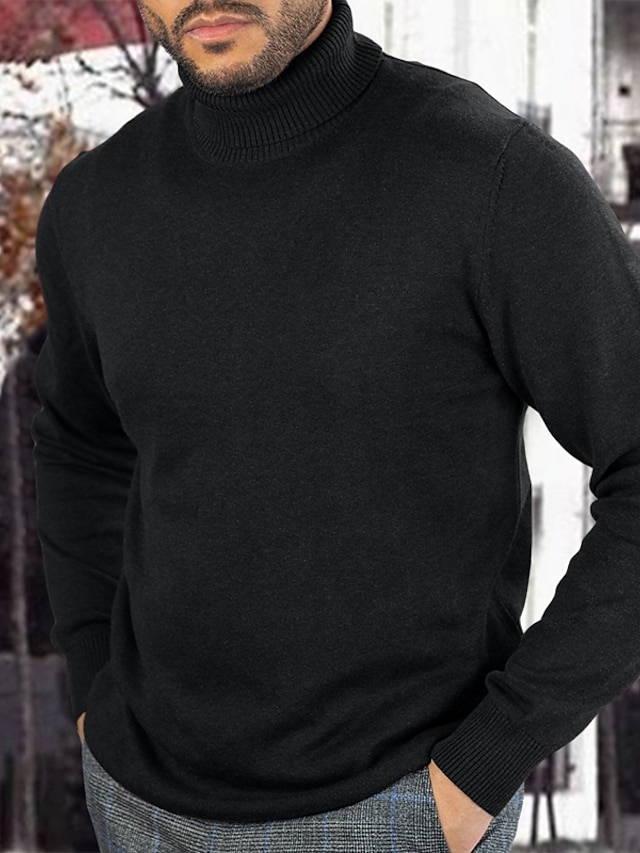 Pull Col Roulé Homme - Hiver Doux Et Chaud - Taille Régulière - Neuve Avec étiquettes