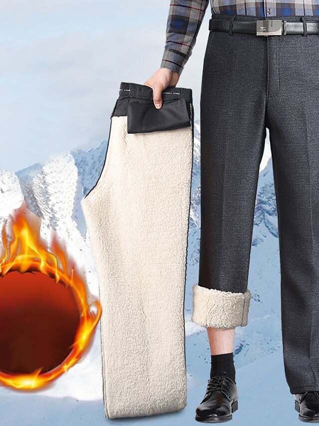 Jean Thermique Pour Homme Avec Doublure En Polaire Sherpa