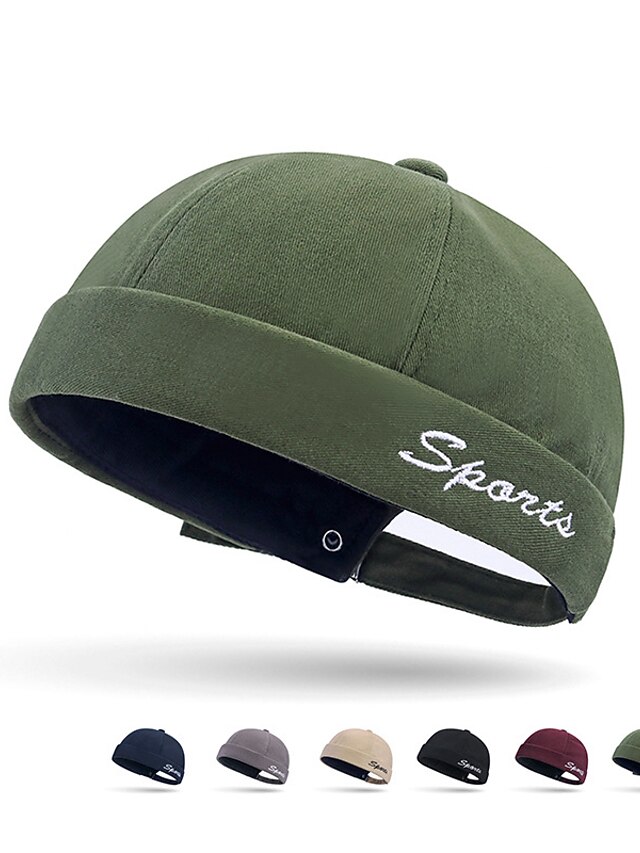 UILYNIU Docker-Mütze Schwarz - Vintage Beanie Für Herren