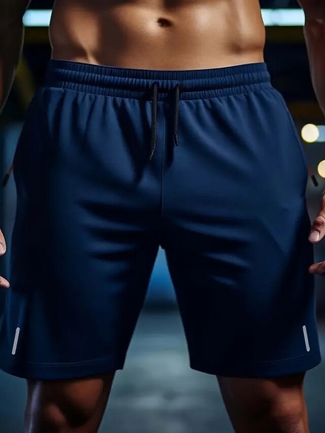 Short De Sport Homme Respirant - Taille élastique Cordon - Séchage Rapide