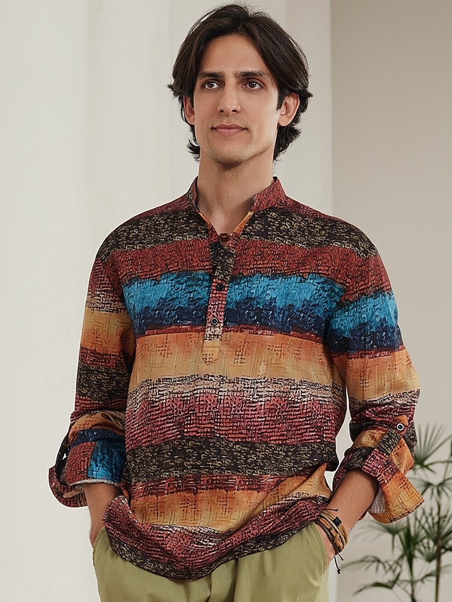 Comprar Camiseta A Rayas Manga Larga De Empresa