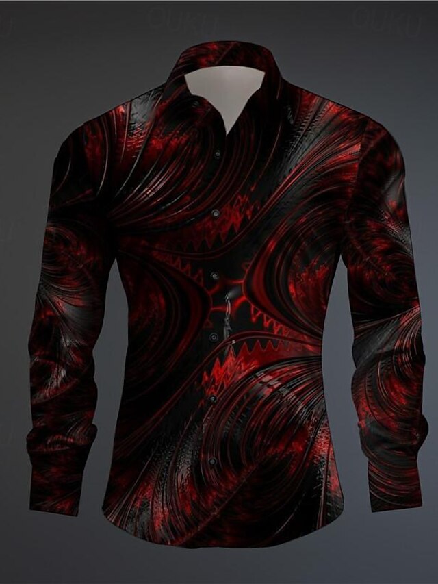 Blue Optical illusion Men's Short Sleeve Shirt