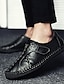 abordables Zapatillas sin cordones y mocasines de hombre-Hombre Zapatos Zapatos de taco bajo y Slip-Ons Cuero Cuero Auténtico Casual Comodidad