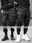 abordables Pantalons Cargo-pantalons de jogging pour hommes pantalons longs multi-poches ruban streetwear pantalon cargo mode en plein air décontracté coupe décontractée avec pantalon à cordon
