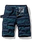 cheap Chino Shorts-Men&#039;s Chino Shorts Chinos Shorts Zipper Pocket Multi Pocket Chic &amp; Modern Casual Casual Daily Micro-elastic Comfort Breathable Moisture Wicking Stripe Mid Waist Black Blue Gray 28 29 30