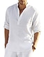economico camicie casual da uomo-camicia da uomo 100% cotone non stampata a maniche lunghe top business elegante quotidiano