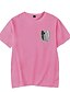 preiswerte Lässige T-Shirts für Herren-Inspiriert von Angriff auf Titan Cosplay Cosplay Kostüm T-Shirt-Ärmel 100% Polyester Druck T-shirt Für Damen / Herren