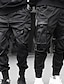 abordables Pantalons Cargo-pantalons de jogging pour hommes pantalons longs multi-poches ruban streetwear pantalon cargo mode en plein air décontracté coupe décontractée avec pantalon à cordon