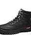 cheap Men&#039;s Boots-Men&#039;s Boots Comfort Shoes Vintage Daily Faux Leather Booties / Ankle Boots Black Brown Fall Winter