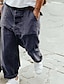 cheap Sweatpants-Men&#039;s Retro Vintage Casual / Sporty Overalls Full Length Pants Casual Solid Color Mid Waist M L XL 2XL / Loose