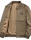 cheap Men&#039;s Jackets &amp; Coats-Men&#039;s Corduroy Jacket Work Jacket Casual Jacket Durable Daily Wear Vacation To-Go Single Breasted Standing Collar Warm Ups Comfort Leisure Jacket Outerwear Solid / Plain Color Pocket Camel Green Dark