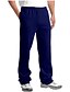 cheap Sweatpants-Men&#039;s Sweatpants Drawstring Solid Color Plain Outdoor Sports Full Length Daily Leisure Sports Cotton Blend Athleisure Navy Black Micro-elastic