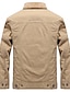 cheap Men&#039;s Jackets &amp; Coats-Men&#039;s Winter Jacket Sherpa jacket Winter Coat Durable Daily Wear Vacation To-Go Single Breasted Turndown Warm Ups Comfort Leisure Jacket Outerwear Solid / Plain Color Pocket Dark Blue khaki Army Green