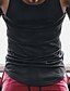 cheap Gym Tank Tops-Men&#039;s Tank Top Undershirt Sleeveless Shirt Plain U Neck Sport Indoor Sleeveless Clothing Apparel Casual Comfort