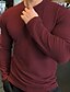 cheap Men&#039;s Casual T-shirts-Men&#039;s T shirt Tee Tee Plain Crewneck Outdoor Daily Wear Long Sleeve Knitted Clothing Apparel Casual Comfort