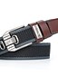 cheap Men&#039;s Belt-Men&#039;s Canvas Belt Frame Buckle Black 1# Black Canvas Alloy Fashion Plain Striped Daily Wear Going out Weekend